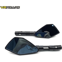Siyah-8mm 10mm Evrensel Dikiz Aynası Motosiklet Cnc Yan Aynalar Yamaha Ys 150 Tmax 530 Tdm 850 Fz6n Mt10 C8 Nmax 155 Fazer8