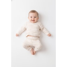 Tiffany Baby & Kids Puffy Cloudy Tasarımlı 2li Takım Ekru