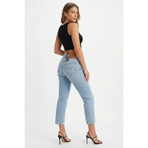 Levi's 501 Original Crop Kadın Jean Pantolon - 0000 Buz Mavisi