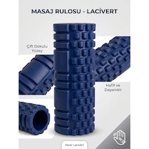 Foam Roller Masaj Rulosu Orta Sert Spor Sonrası Kas Gevşetici Yoga Pilates Fitness Masaj Köpüğü
