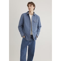 Mavi Jeremy Mid Blue Sherpa Classic Denim Çok Renkli
