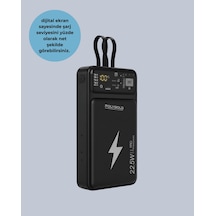 Flzdgnkr Mobil Powerbank 22.5w Pd Destekli Hızlı Şarj siyah