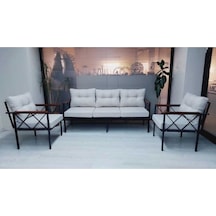 Safir 3 1 1 Bahçe,balkon,teras,cafe,çay Seti,oturma Grubu,koltuk Takımı,ofis Koltuk Krem