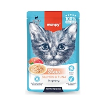 Wanpy Somonlu Ton Balıklı Yavru Kedi Yaş Mama 70 Gr