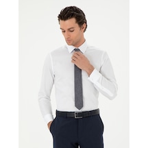 Cacharel Beyaz Slim Fit Uzun Kollu Gömlek 15841036