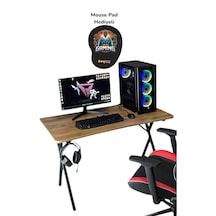 Heygaming Profesyonel Oyuncu Masası Ceviz Bilgisayar Çalışma Masa Heygaming Profesyonel Oyuncu Masası Ceviz Bilgisayar Çalışma Masa