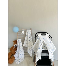 %100 Pamuk 5 Parça Bebek Seti Balon