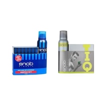 Snob Classic + IQ Erkek Parfüm EDT 2 x 100 ML + Sprey Deodorant 2 x 150 ML
