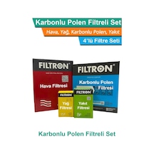 Citroen C3 Aircross 1.5 Bluehdı Filtron Filtre Bakım Seti 2019-2023 Hava+yağ+yakıt+karbonlu Polen