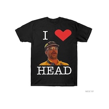 Flood Of Style Travis Head Kriket Oyuncusu Meme Tişörtü Erkekler Kadınlar İçin Seviyorum % 100% Pamuklu Tişö Siyah