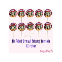 Brawl Stars Temalı Kürdan Seti 10 Lu