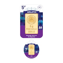 Ahlatcı Kuyumculuk 24 Ayar 6 Gram Külçe Altın 5 + 1