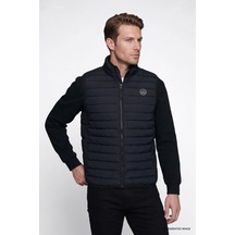 Wrangler Regular Fit Dik Yaka Cepli Erkek Şişme Yelek W2620057001 Siyah