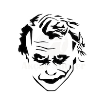 Joker Oto Sticker Siyah 30 33 Cm