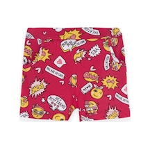 Lovetti Kız Çocuk So Cool Desen Cepli Şort 8995 Çok Renkli