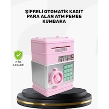 Mey İthalat Büyük Hazneli Şifreli Para Tasarruf Kumbarası
