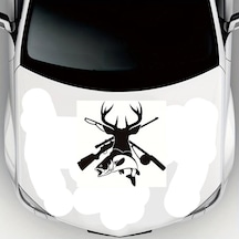 Avcılık Trend Oto Kaput Sticker 63 X 66 Cm
