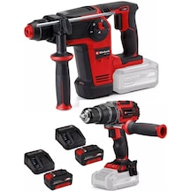 Einhell TP-HD 18/26 Li Bl Akülü Pnömatik Matkap + TP-CD 18/60 Li-i Bl Matkap 2x4.0AH Akülü Kömürsüz Set