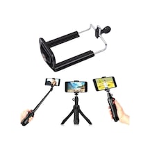 Telefon Tutucu Başlık, Tripod Başlığı, 360 Dönebilen Metal Tripod Mafsalı, Cep Telefon Tutucu, İphone, , , Uyumlu, Evrensel Tüm Telefonlara Uyumlu Kit