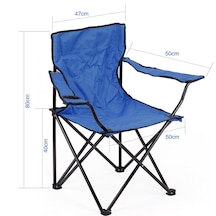 Angeleye Kamp Sandalyesi Katlanır Kamp Koltuğu  50 x 50 x 80 Cm