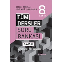 8.Sınıf Tüm Dersler Sayısal Beceri Temelli Soru Bankası -  Tudem Yayınları
