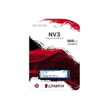 Kıngston SNV3S/500G 500 GB NV3 M.2 2280 PCIe 4.0 NVMe SSD