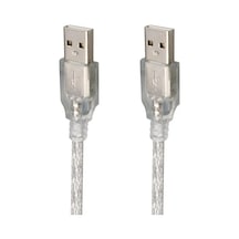 Powermaster Pm-19803 Şeffaf 3 Metre Usb Erkek-erkek Kablo