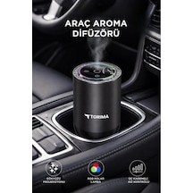 Torima Tcf-04 Araç İçi Hava Nemlendirici & Hareket Algılamalı Koku Makinesi Ebony Agarwood Esansı Aromaterapi Difüzör Araç Kokusu