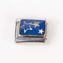 Nur Silver Gece Serisi Çelik İtalyan Charmı Nur-ic00009 Silver