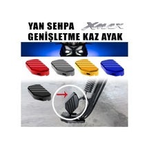 Nmax Xmax 2018-2025 Yan Sehpa Açma, Ayak Genişletme Cnc Kaz Ayak Sarı Sarı