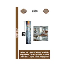 Hobi Ve Tadilat Kolay Montaj Yapıarket Ürünü Şeffaf Silikon - 300 Ml - Ayna Cam Yapıştırıcı