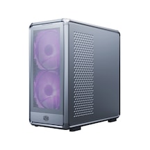 Cooler Master Masterframe 600 Mesh Argb 200mm Tempered Glass Usb 3.2 Silver E-atx Mid Tower Kasa