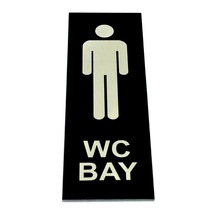 Wc Tuvalet Tabelası Bay Kapı Yönlendirme Levhası 5 Cm X 15 Cm (418360211)