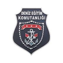 Deniz Eğitim Komutanlığı Cüzdan Rozeti Gümüş