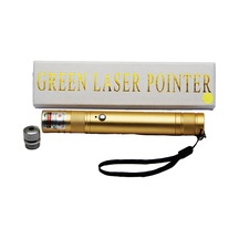 Lazer Poınter Usb Li - Gold Yeşil Lazer Metal Kasa Beyaz Kutu 5468