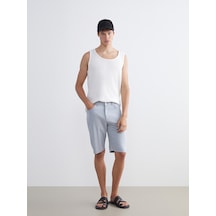 Lcw Jeans Mavi Standart Kalıp Erkek Jean Şort