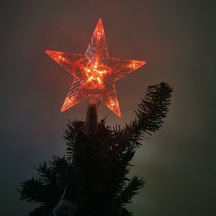 Parti İçin Şık Noel Ağacı Yıldız Işığı red Light 10 LEDs