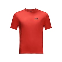 Jack Wolfskin Tech Erkek T-shirt Kırmızı KIrmızı