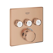 Grohe Grohtherm Smartcontrol 29126Dl0 Üç Valfli Akış Kontrollü Ankastre Termostatik Duş Bataryası Bakır Grohe Grohtherm Smartcontrol 29126Dl0 Üç Valfli Akış Kontrollü Ankastre Termostatik Duş Bataryası Bakır
