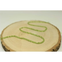 Peridot (Zebercet) Taşı Küp Şekilli Dizi 2.5Mm