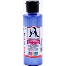 Mona Lisa Multi Akrilik 70 Ml İnci Mavi Sd160-15 Çok Renkli