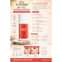 Tomris Spf Sunscreen Spf 50+ Pa++++ Uva Ve Uvb Güneş Kremi