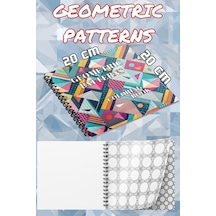Geometrik Patternler 20 X 20 Cm Büyük Boyama Kitabı