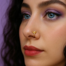 Deliksiz Gumus Sıkıştırmalı Melek Figürlü Hızma 925 Ayar Sarı