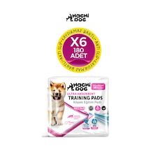 Köpek Eğitim Pedi 60x90 Kaydırmaz Bantlı 5 Katman 180 Adet Pink Pack