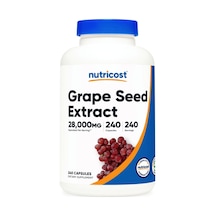 Nutricost Grape Seed Extract 28,000mg, 240 Capsule - Non-gmo,...