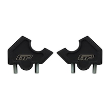 GP Kompozit Honda NC 700 X-S / NC 750 X-S 2012-2025 Uyumlu Gidon Yükseltme Siyah