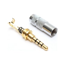Stereo Jack - 3.5 Mm - Erkek - Trrs - Gri