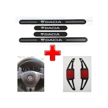 Dacia Lodgy Uyumlu Carbon Kapı Eşiği + F1 Kulakçık (550931409)