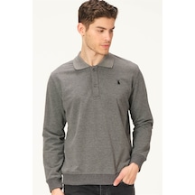 V4007 Dewberry Erkek Sweatshırt-antrasit Antrasit